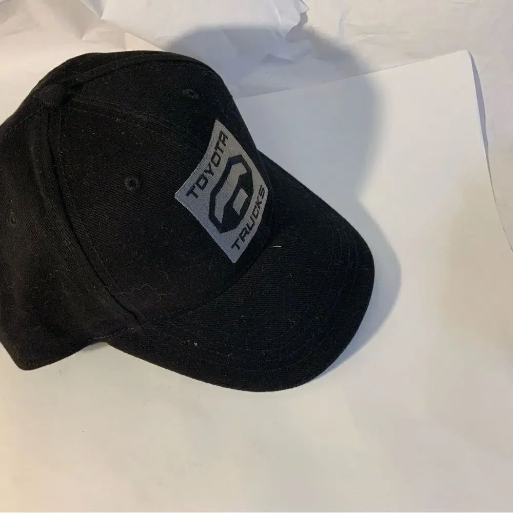 Toyota hat strap back University of Toyota embroidered black cap Toyota trucks